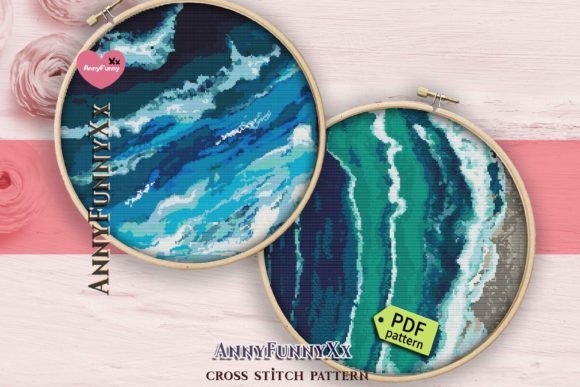 Ocean Wave Cross Stitch Pattern Review