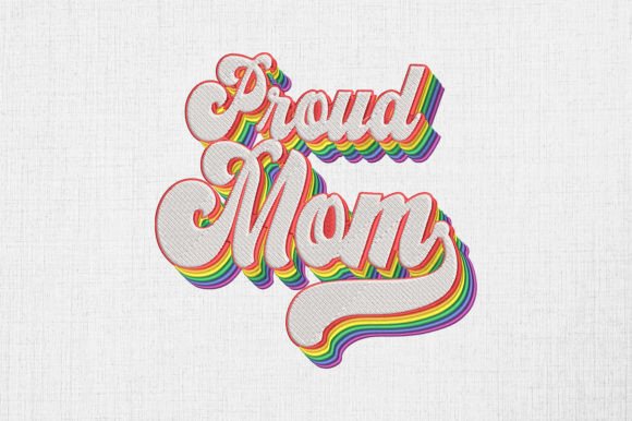 Queer Pride Proud Mom Rainbow LGBTQ Review