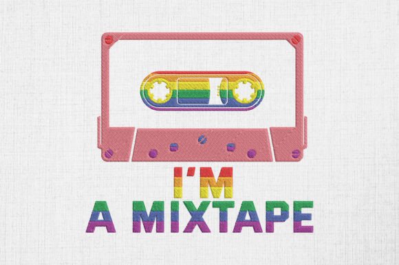 Retro Mixtape Pride: A Holiday Embroidery Review