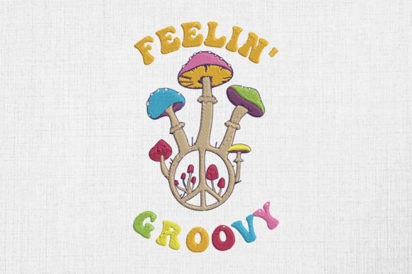 Review: Feelin Groovy Hippie Mushroom Embroidery