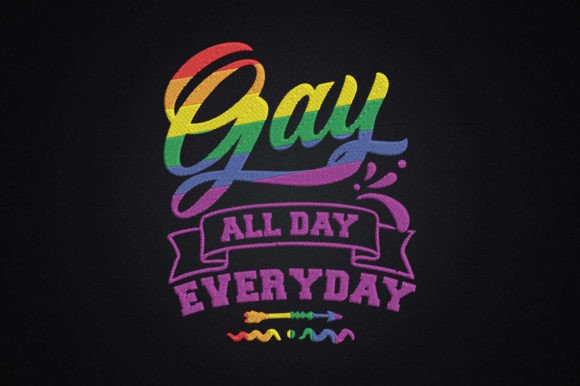 Review: Gay Every Day All Day Pride Flag Design