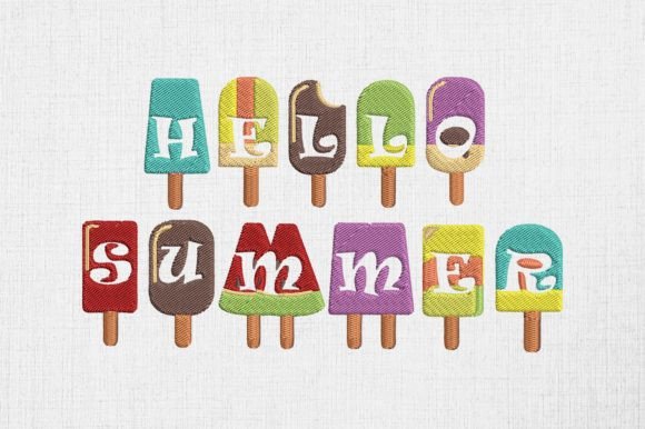 Review: Hello Summer Colorful Ice Cream Design