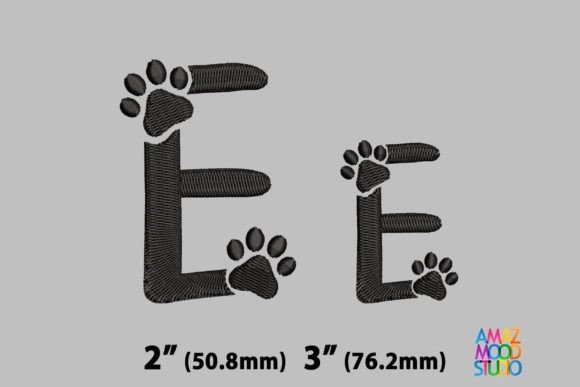 Review: Letter E Paws Monogram for Boutique Sweatshirts
