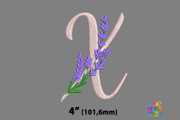 Review: Letter X Floral Lavender Monogram for Holiday Crafts