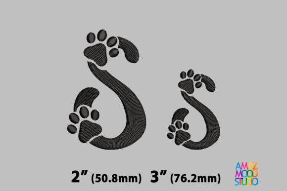 Reviewing Letter S Paws Monogram for Business Merch