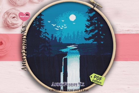 Reviewing the Waterfall Cross Stitch Pattern PDF