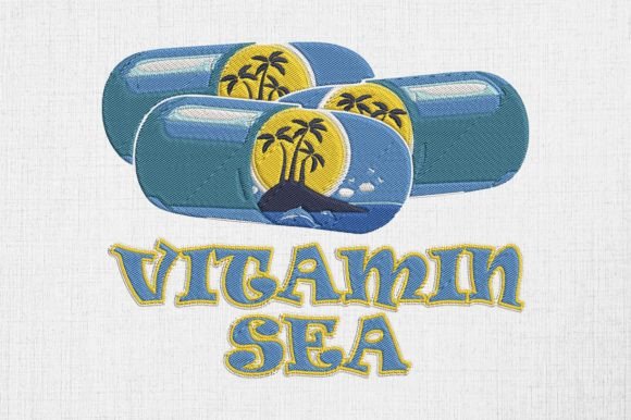 Vitamin Sea Ocean Waves Summertime Embroidery Review